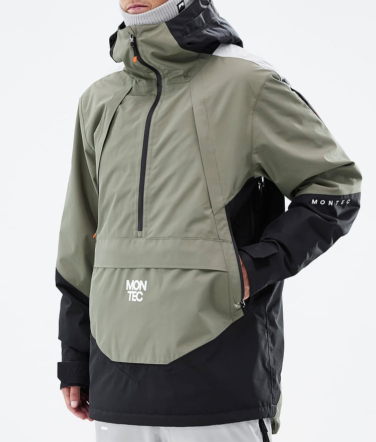 Montec Apex Lumilautailutakki Miehet Greenish/Black/Light Grey, Kuva 8 / 10