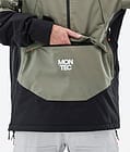 Montec Apex Lumilautailutakki Miehet Greenish/Black/Light Grey, Kuva 9 / 10