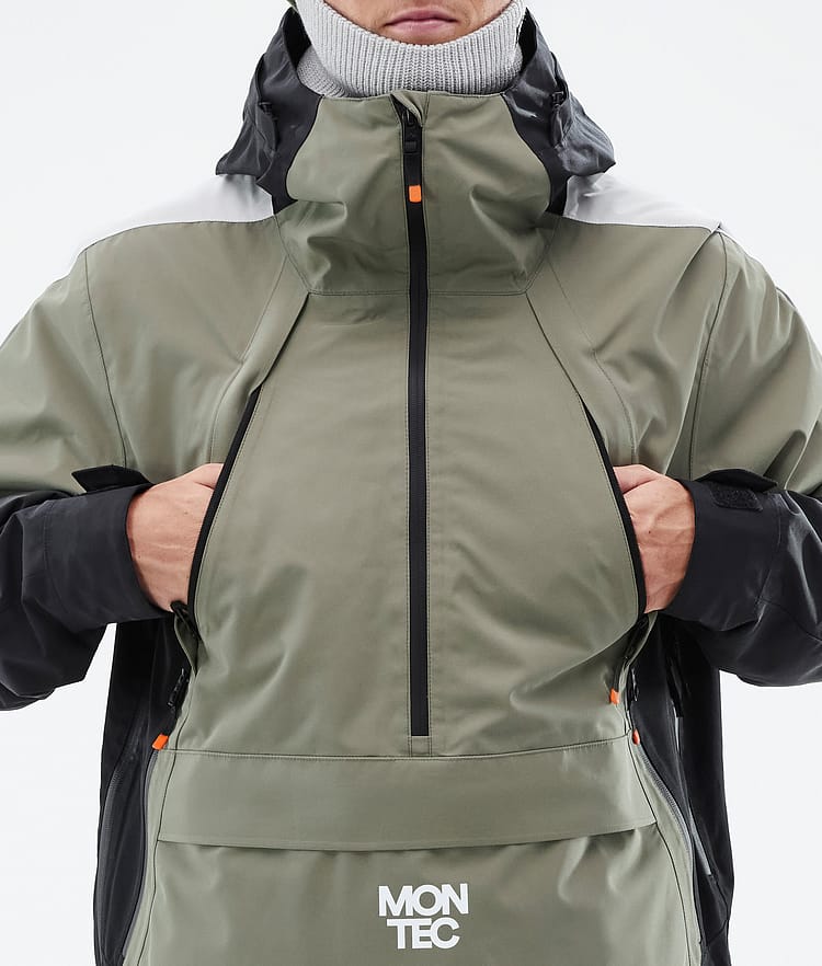 Montec Apex Lumilautailutakki Miehet Greenish/Black/Light Grey, Kuva 10 / 10