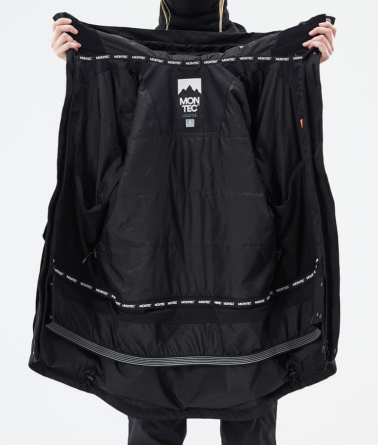 Montec Virago W Laskettelutakki Naiset Black, Kuva 10 / 10