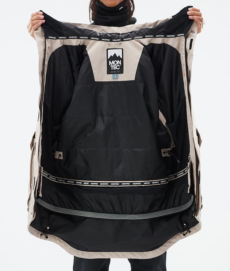 Montec Virago W Lumilautailutakki Naiset Sand, Kuva 10 / 10