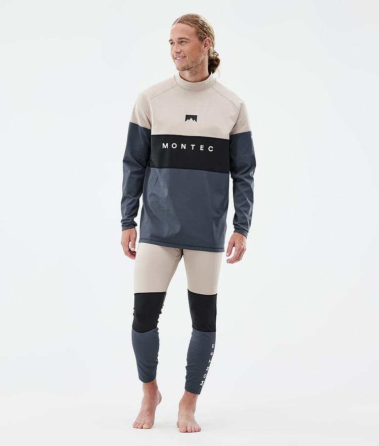 Montec Alpha Kerrastopaita Miehet Sand/Black/Metal Blue, Kuva 4 / 6