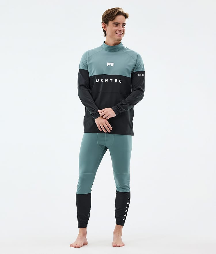 Montec Alpha Kerrastohousut Miehet Atlantic/Black, Kuva 3 / 7