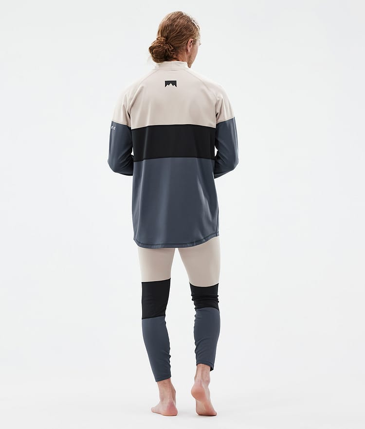 Montec Alpha Kerrastohousut Miehet Sand/Black/Metal Blue, Kuva 4 / 7