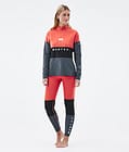 Montec Alpha W Kerrastopaita Naiset Coral/Black/Metal Blue, Kuva 4 / 5