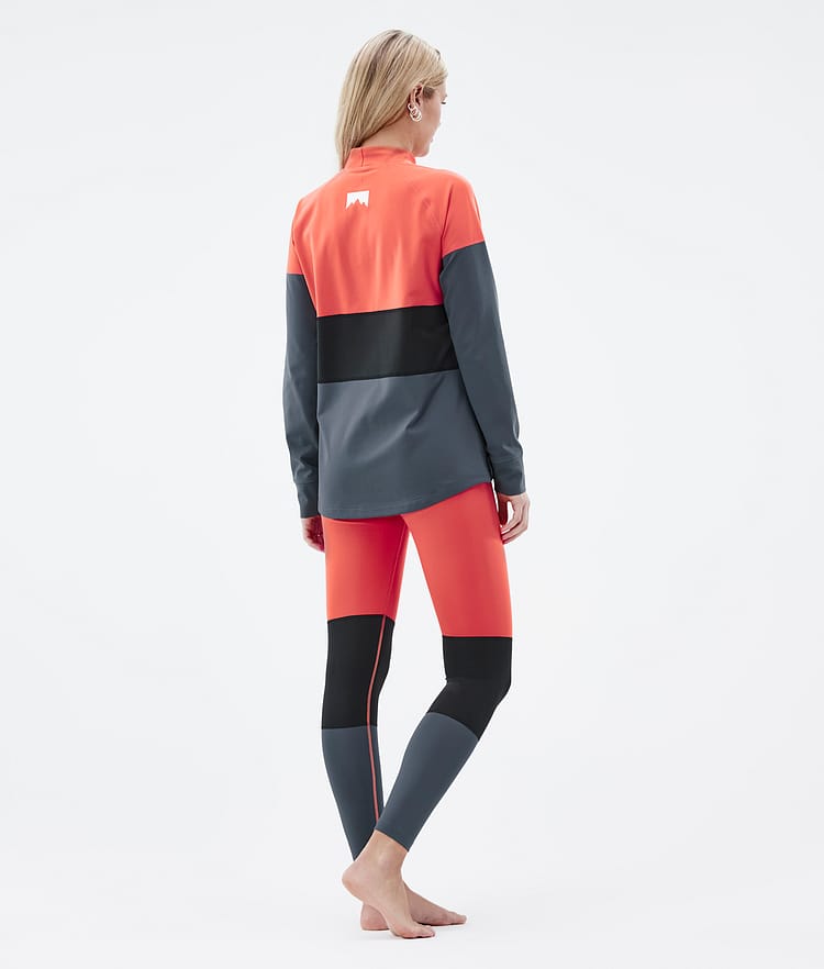 Montec Alpha W Kerrastopaita Naiset Coral/Black/Metal Blue, Kuva 5 / 5