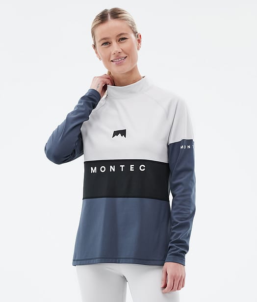 Montec Alpha W Kerrastopaita Naiset Light Grey/Black/Metal Blue