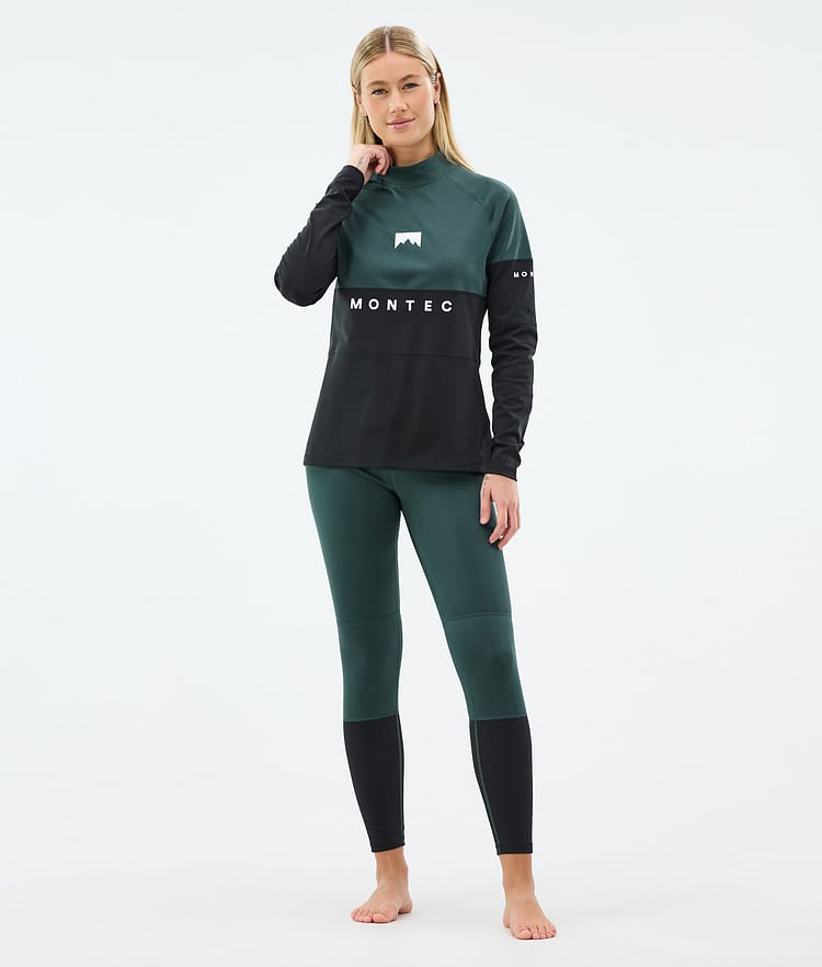 Montec Alpha W Kerrastohousut Naiset Dark Atlantic/Black, Kuva 3 / 7