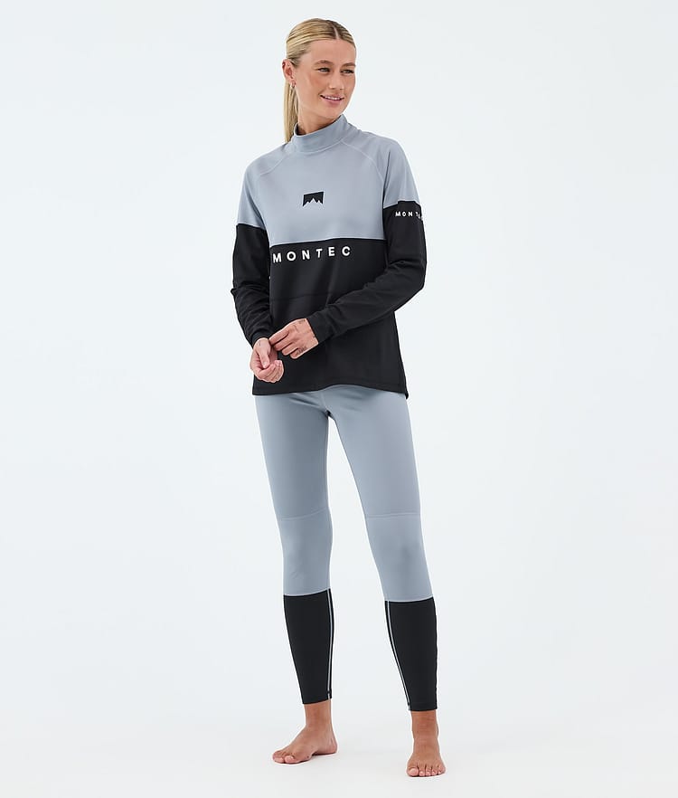 Montec Alpha W Kerrastohousut Naiset Soft Blue/Black, Kuva 3 / 7