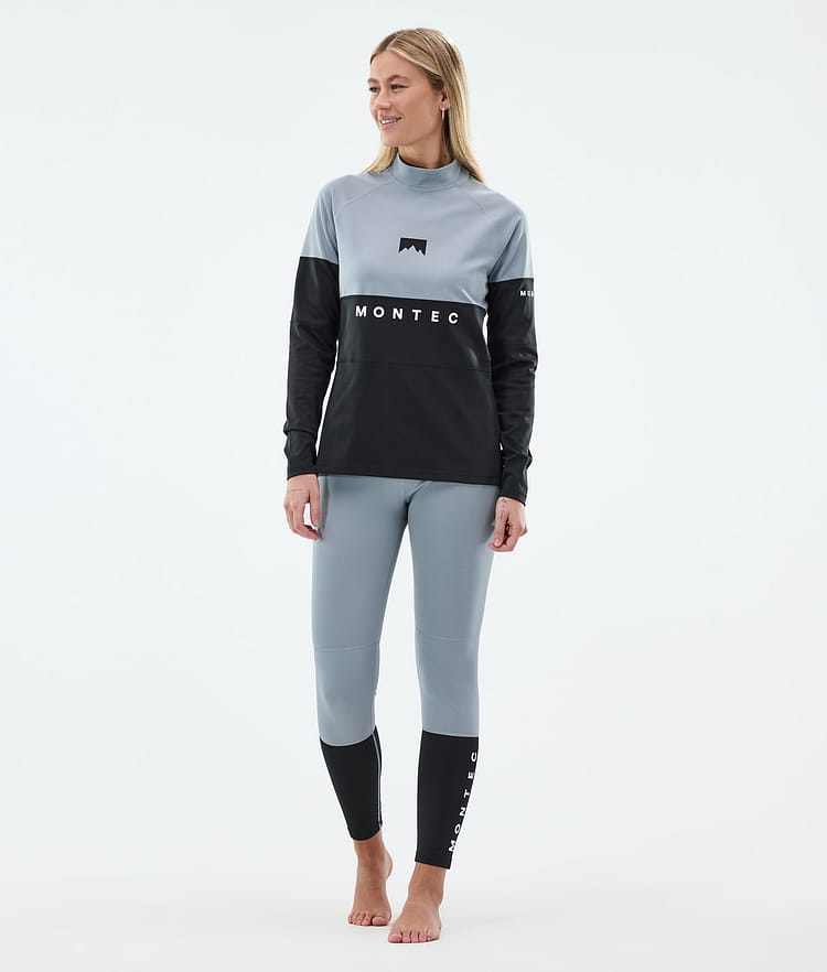 Montec Alpha W Kerrastohousut Naiset Soft Blue/Black, Kuva 3 / 7