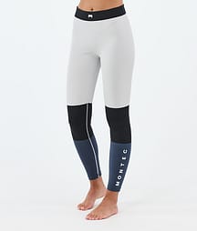 Montec Alpha W Kerrastohousut Naiset Light Grey/Black/Metal Blue