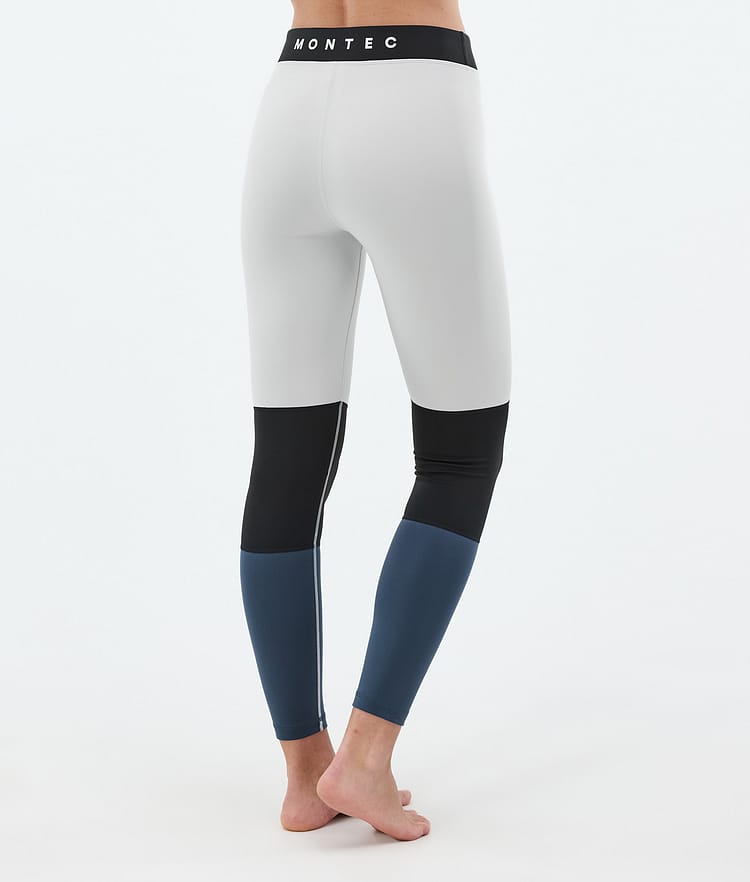 Montec Alpha W Kerrastohousut Naiset Light Grey/Black/Metal Blue, Kuva 2 / 7