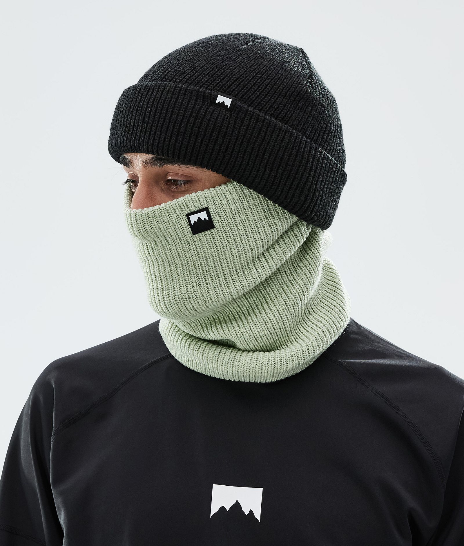 Montec Classic Knitted 2022 Tuubihuivi Soft Green, Kuva 2 / 3