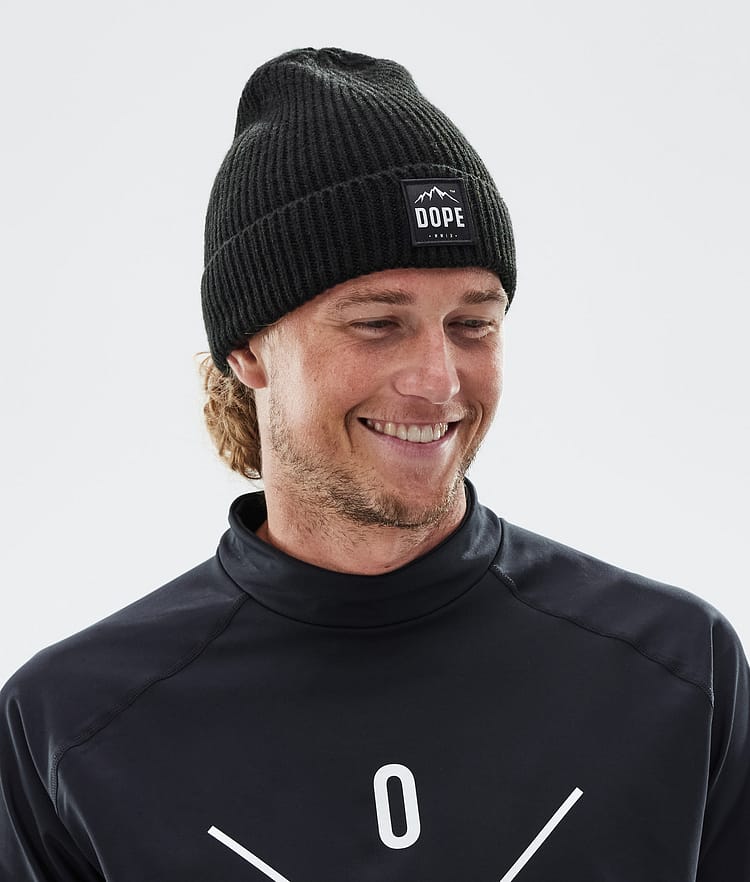 Dope Ribbed Paradise Pipo Black, Kuva 2 / 3