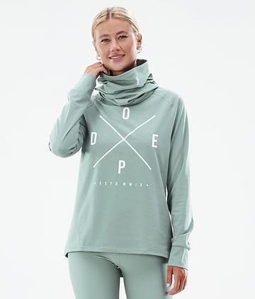Dope Snuggle W 22 Kerrastopaita Naiset 2X-Up Faded Green