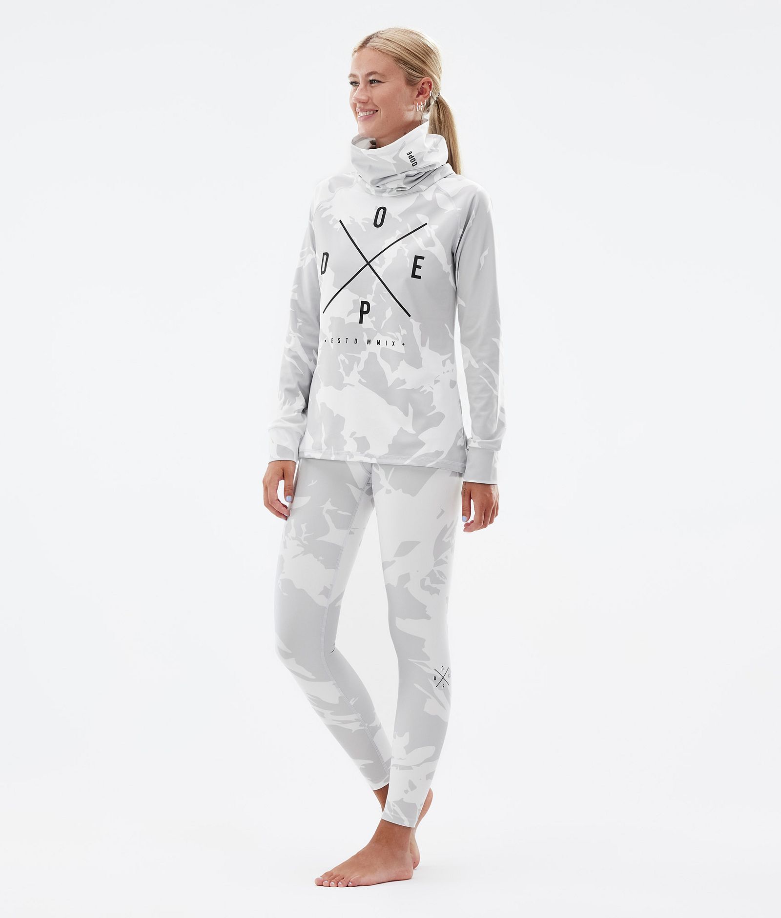Dope Snuggle W 2022 Kerrastopaita Naiset 2X-Up Grey Camo, Kuva 4 / 6
