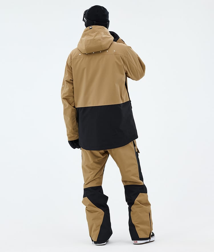 Montec Fawk Lumilautailutakki Miehet Gold/Black, Image 3 of 9