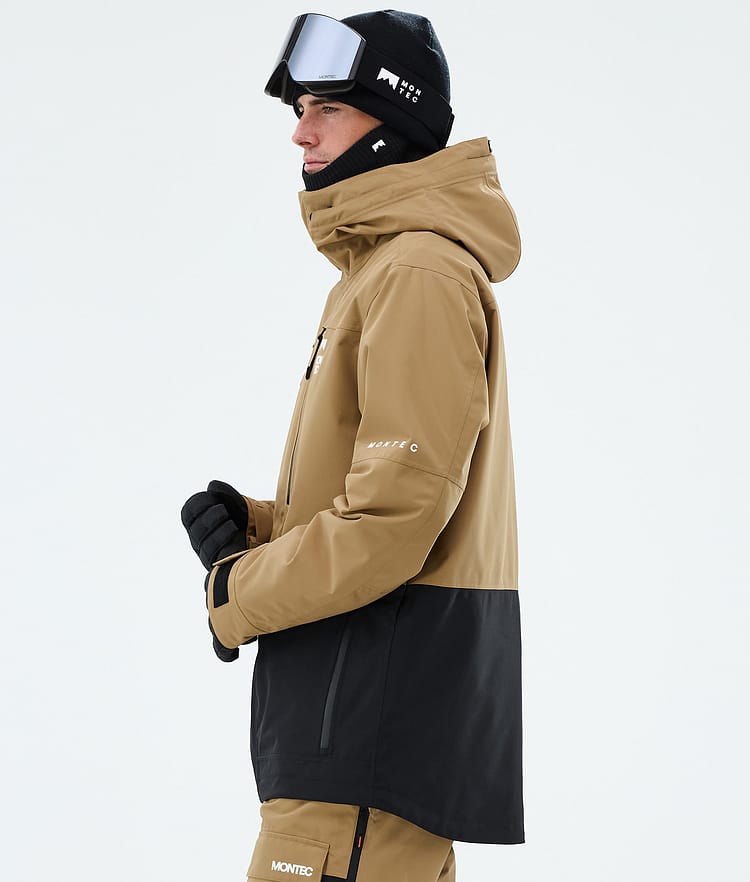 Montec Fawk Lumilautailutakki Miehet Gold/Black, Image 5 of 9