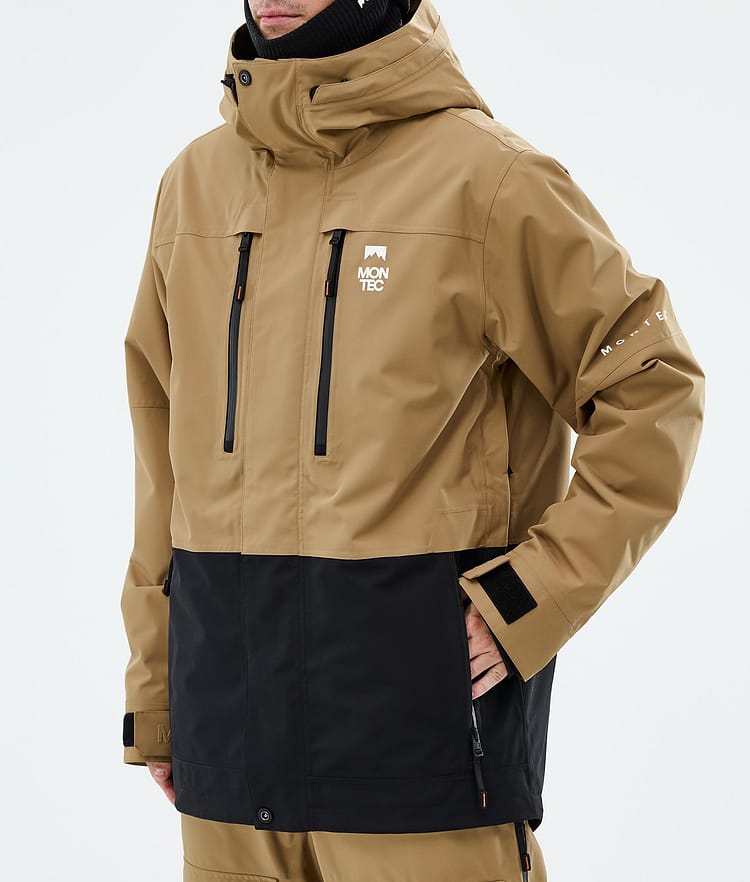 Montec Fawk Lumilautailutakki Miehet Gold/Black, Image 7 of 9