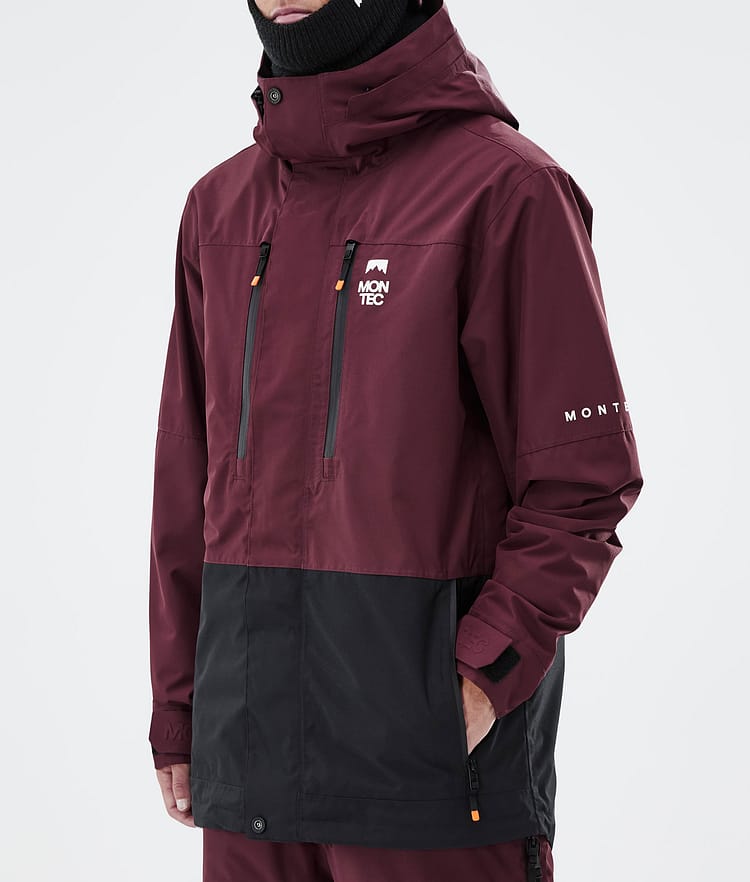 Montec Fawk Lumilautailutakki Miehet Burgundy/Black