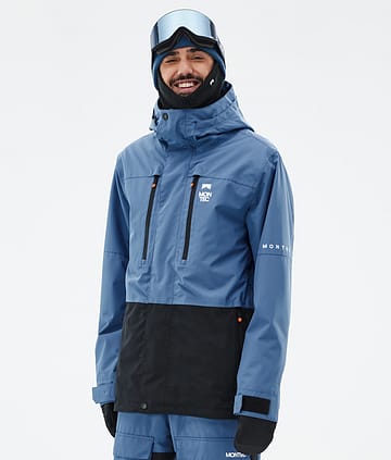 Montec Fawk Lumilautailutakki Blue Steel/Black