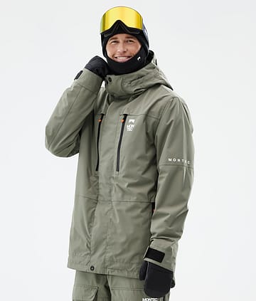 Montec Fawk Lumilautailutakki Greenish