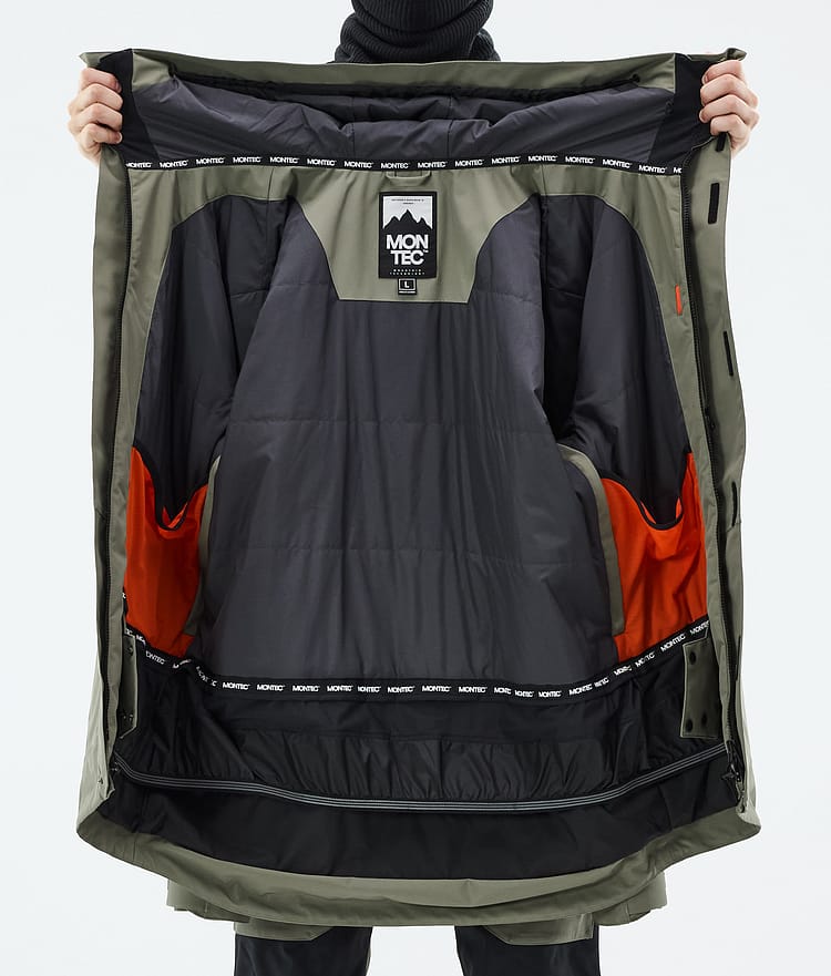 Montec Fawk Lumilautailutakki Miehet Greenish, Kuva 10 / 10