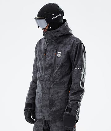 Montec Fawk Lumilautailutakki Black Tiedye