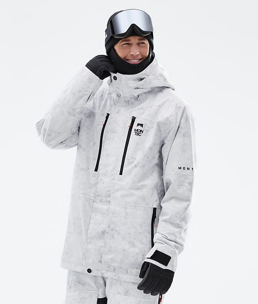 Montec Fawk Lumilautailutakki Miehet White Tiedye