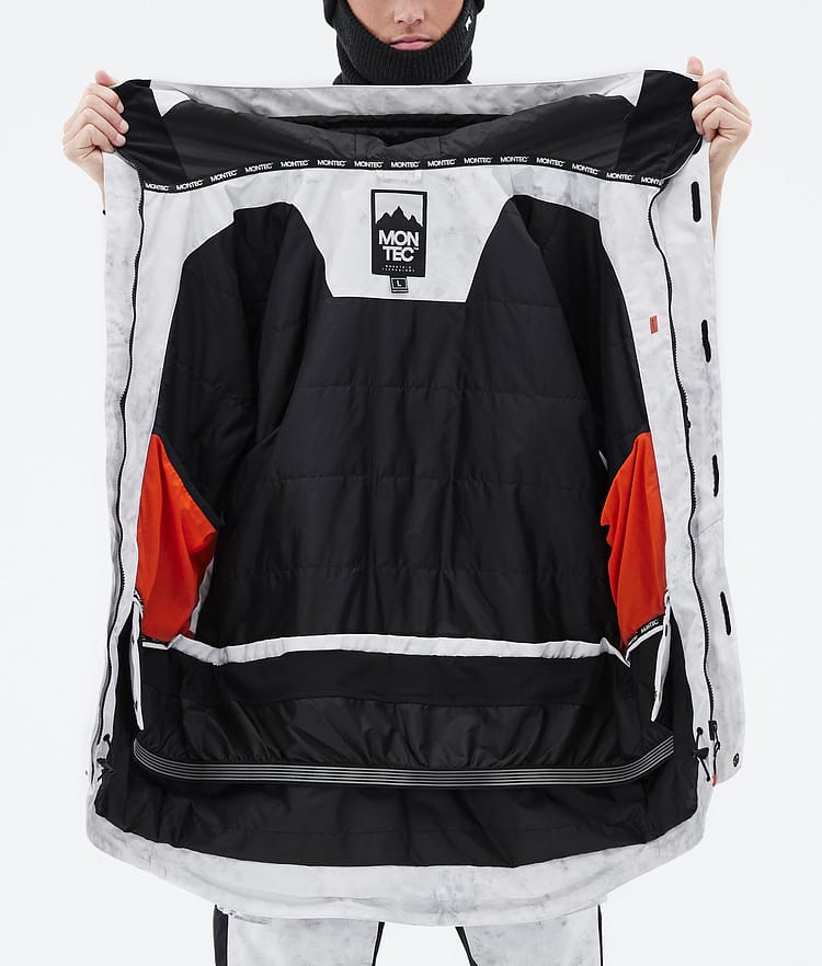 Montec Fawk Lumilautailutakki Miehet White Tiedye, Kuva 10 / 10