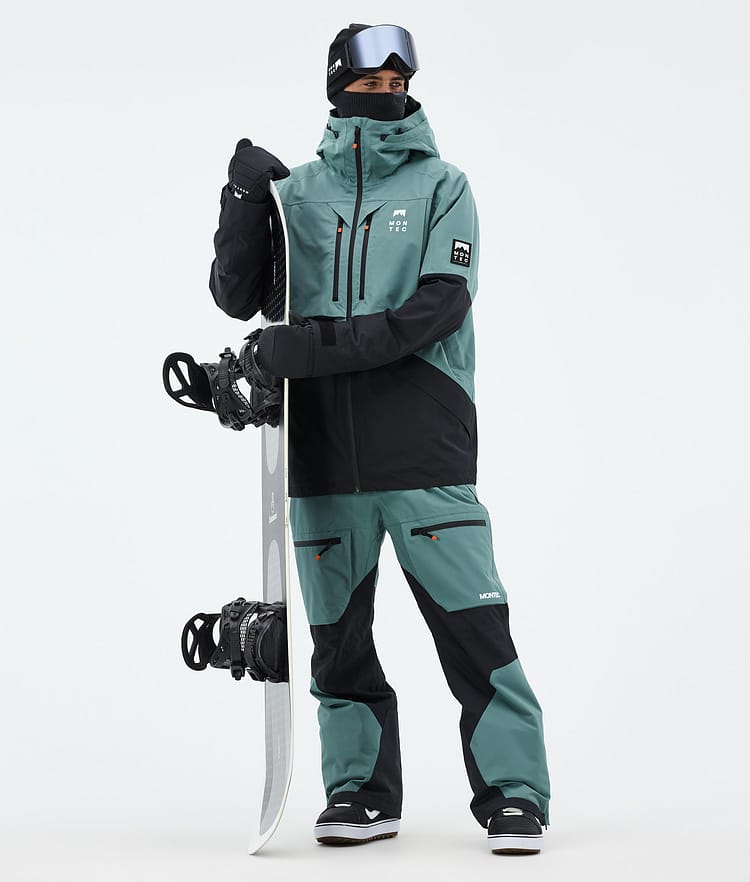 Montec Arch Lumilautailutakki Miehet Atlantic/Black, Kuva 3 / 10