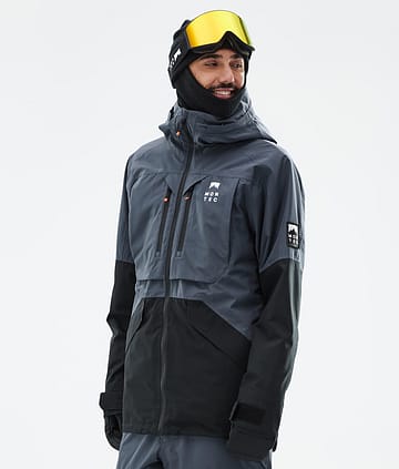 Montec Arch Lumilautailutakki Metal Blue/Black
