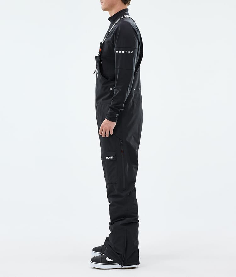 Montec Fawk Lumilautailuhousut Miehet Black, Image 3 of 7