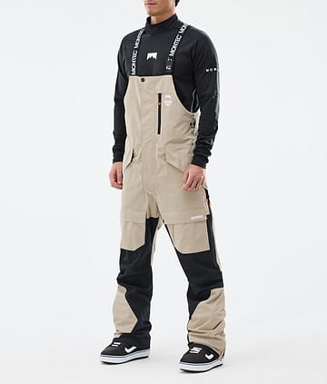 Montec Fawk Lumilautailuhousut Miehet Sand/Black