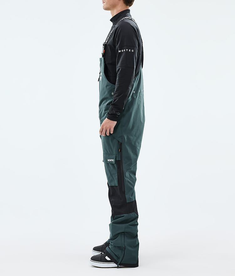 Montec Fawk Lumilautailuhousut Miehet Dark Atlantic/Black, Kuva 3 / 7
