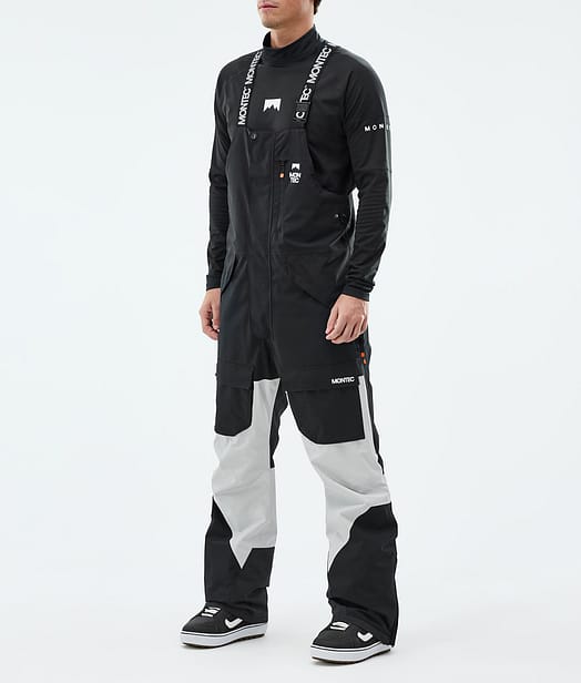 Montec Fawk Lumilautailuhousut Miehet Black/Light Grey