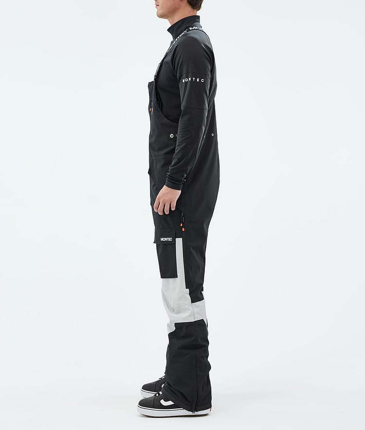 Montec Fawk Lumilautailuhousut Miehet Black/Light Grey, Kuva 2 / 6