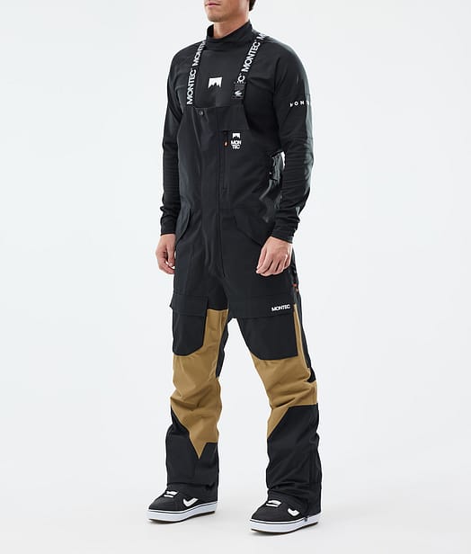 Montec Fawk Lumilautailuhousut Miehet Black/Gold