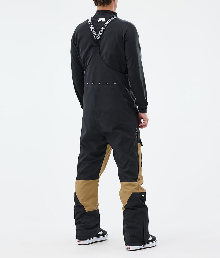 Montec Fawk Lumilautailuhousut Miehet Black/Gold, Kuva 3 / 6