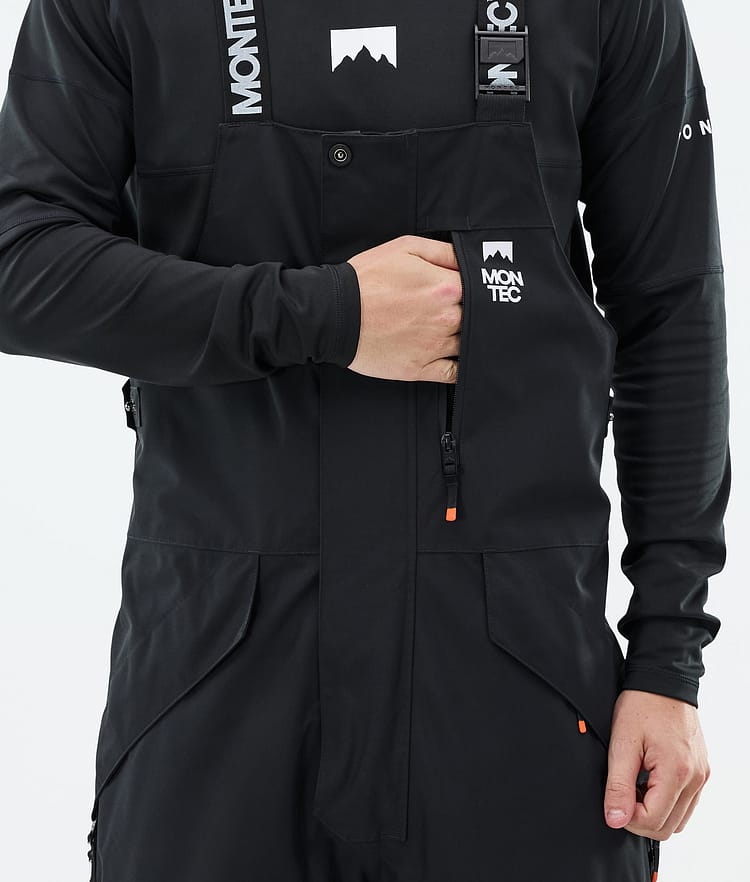 Montec Fawk Lumilautailuhousut Miehet Black/Gold, Kuva 5 / 6