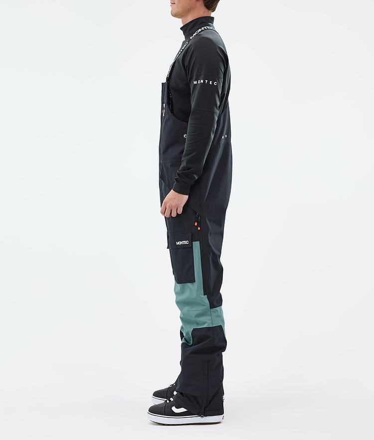 Montec Fawk Lumilautailuhousut Miehet Black/Atlantic, Kuva 2 / 6