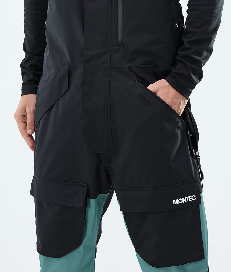 Montec Fawk Lumilautailuhousut Miehet Black/Atlantic, Kuva 4 / 6