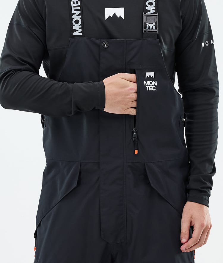 Montec Fawk Lumilautailuhousut Miehet Black/Atlantic, Kuva 5 / 6