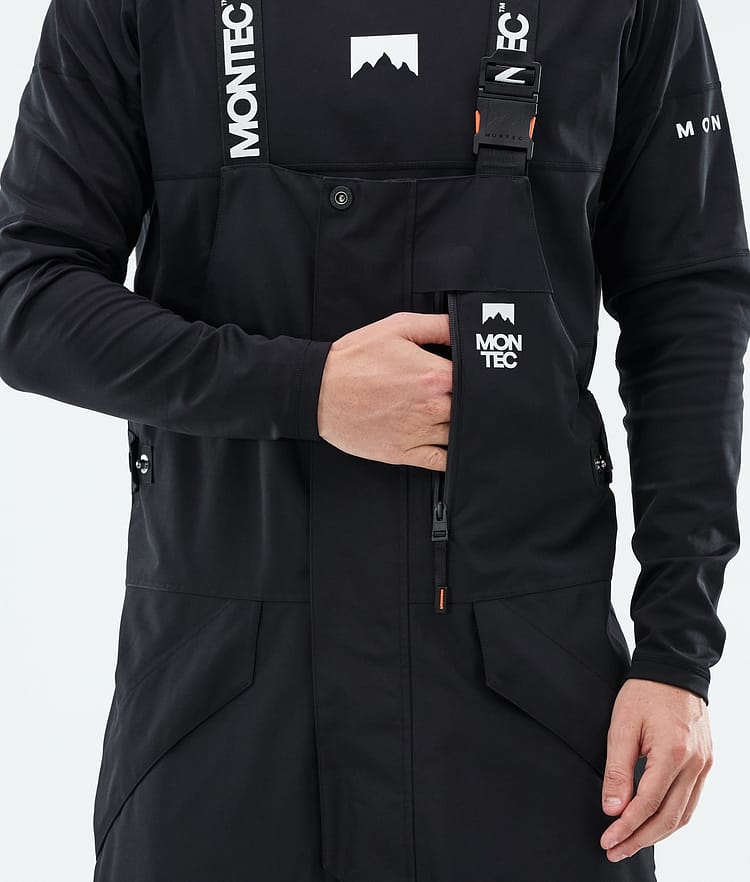 Montec Fawk Lumilautailuhousut Miehet Black/Atlantic, Kuva 5 / 6