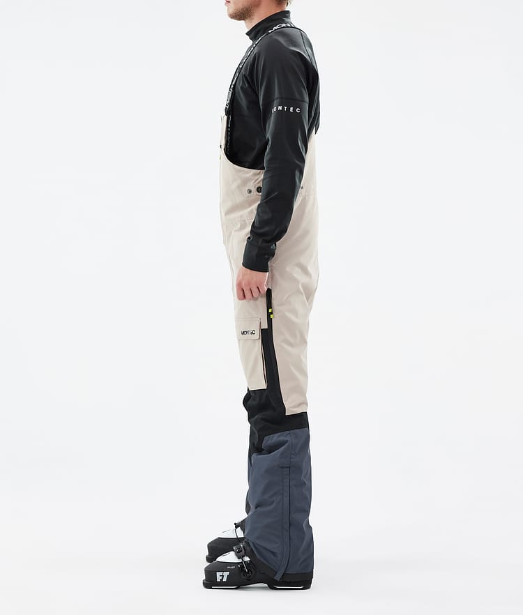 Montec Fawk Lasketteluhousut Miehet Sand/Black/Metal Blue, Kuva 2 / 6