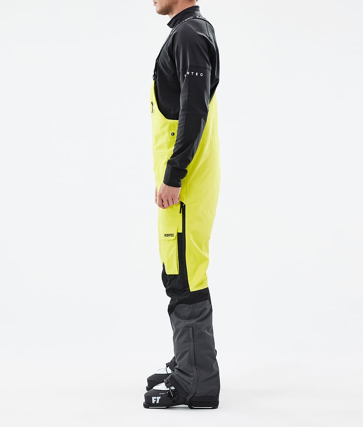 Montec Fawk Lasketteluhousut Miehet Bright Yellow/Black/Phantom, Kuva 2 / 6