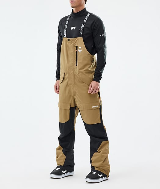 Montec Fawk Lumilautailuhousut Miehet Gold/Black