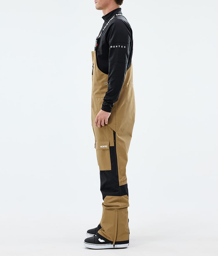 Montec Fawk Lumilautailuhousut Miehet Gold/Black, Kuva 3 / 7