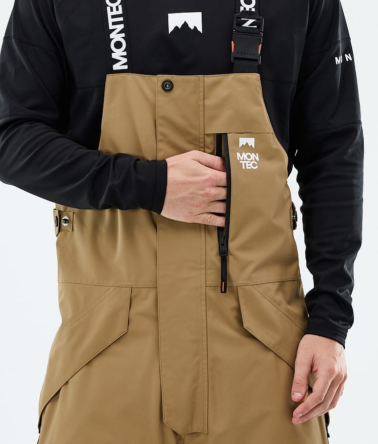 Montec Fawk Lumilautailuhousut Miehet Gold/Black, Kuva 6 / 7