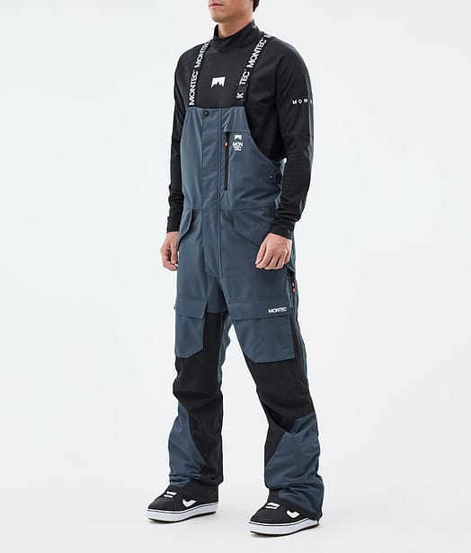 Montec Fawk Lumilautailuhousut Miehet Metal Blue/Black